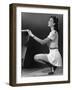 Keep Fit Squat-null-Framed Photographic Print
