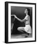 Keep Fit Squat-null-Framed Photographic Print