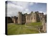 Keep from the Curtain Wall, Alnwick Castle, Northumberland, England, United Kingdom, Europe-Nick Servian-Stretched Canvas