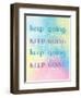 Keep Going-Kimberly Allen-Framed Art Print