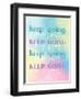 Keep Going-Kimberly Allen-Framed Art Print