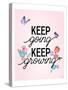 Keep Growing Butterflies-Gigi Louise-Stretched Canvas