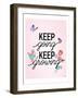 Keep Growing Butterflies-Gigi Louise-Framed Art Print