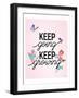 Keep Growing Butterflies-Gigi Louise-Framed Art Print