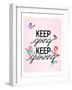 Keep Growing Butterflies-Gigi Louise-Framed Art Print