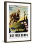 Keep Him Flying! Buy War Bonds Poster-Georges Schrieber-Framed Giclee Print