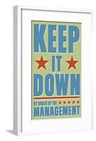 Keep It Down-John Golden-Framed Art Print