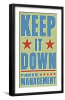 Keep It Down-John Golden-Framed Art Print