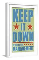 Keep It Down-John Golden-Framed Art Print