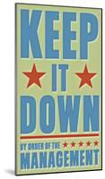 Keep It Down-John Golden-Mounted Art Print