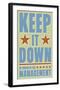 Keep It Down-John W^ Golden-Framed Art Print