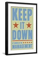 Keep It Down-John W^ Golden-Framed Art Print