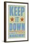 Keep It Down-John W^ Golden-Framed Art Print