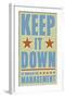 Keep It Down-John W^ Golden-Framed Art Print