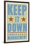 Keep It Down-John W Golden-Framed Giclee Print