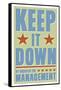 Keep It Down-John W Golden-Framed Stretched Canvas