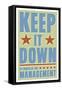 Keep It Down-John W Golden-Framed Stretched Canvas