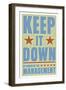 Keep It Down-John W Golden-Framed Giclee Print