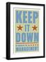 Keep It Down-John W Golden-Framed Giclee Print