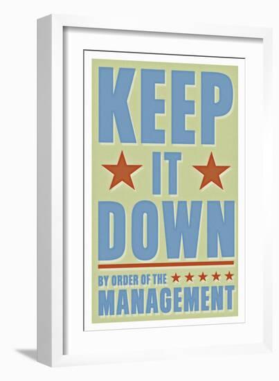 Keep It Down-John W Golden-Framed Giclee Print