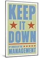 Keep It Down-John W Golden-Mounted Giclee Print