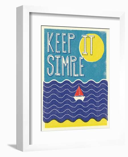 Keep it Simple-Dale Edwin Murray-Framed Giclee Print