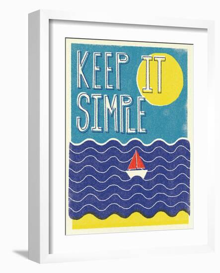 Keep it Simple-Dale Edwin Murray-Framed Giclee Print