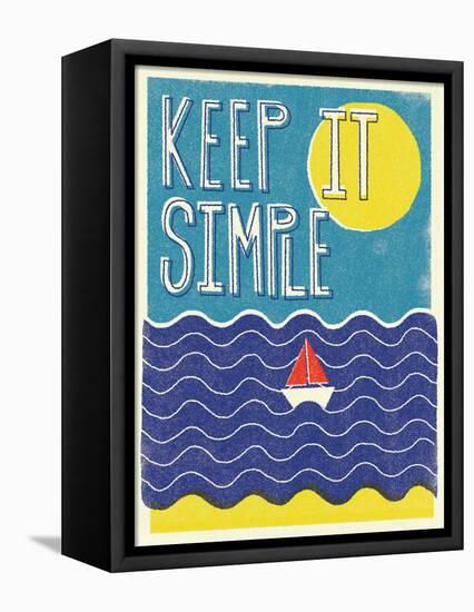 Keep it Simple-Dale Edwin Murray-Framed Stretched Canvas
