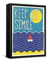 Keep it Simple-Dale Edwin Murray-Framed Stretched Canvas