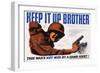 Keep it Up Brother War Production Poster-Clayton Kenny-Framed Giclee Print