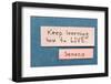 Keep Learning-Yury Zap-Framed Photographic Print