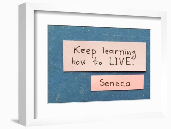 Keep Learning-Yury Zap-Framed Photographic Print