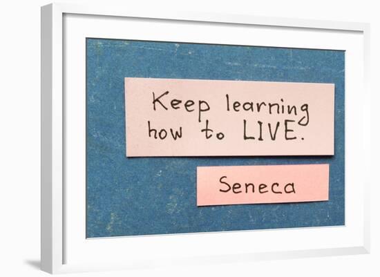 Keep Learning-Yury Zap-Framed Photographic Print