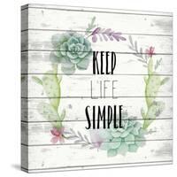 Keep Life Simple-Kimberly Allen-Stretched Canvas