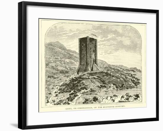 Keep, or Stronghold, of the Eleventh Century-null-Framed Giclee Print