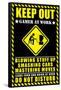 Keep Out Gamer At Work-null-Framed Poster