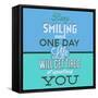 Keep Smiling 1-Lorand Okos-Framed Stretched Canvas