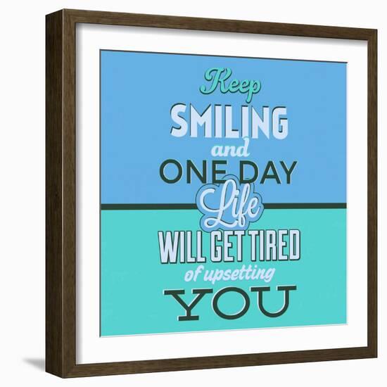 Keep Smiling 1-Lorand Okos-Framed Premium Giclee Print