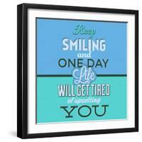 Keep Smiling 1-Lorand Okos-Framed Premium Giclee Print