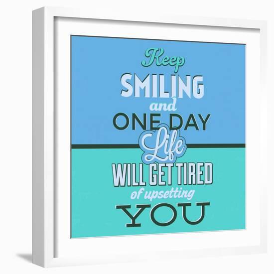 Keep Smiling 1-Lorand Okos-Framed Art Print