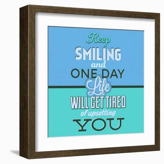 Keep Smiling 1-Lorand Okos-Framed Art Print