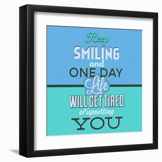 Keep Smiling 1-Lorand Okos-Framed Art Print