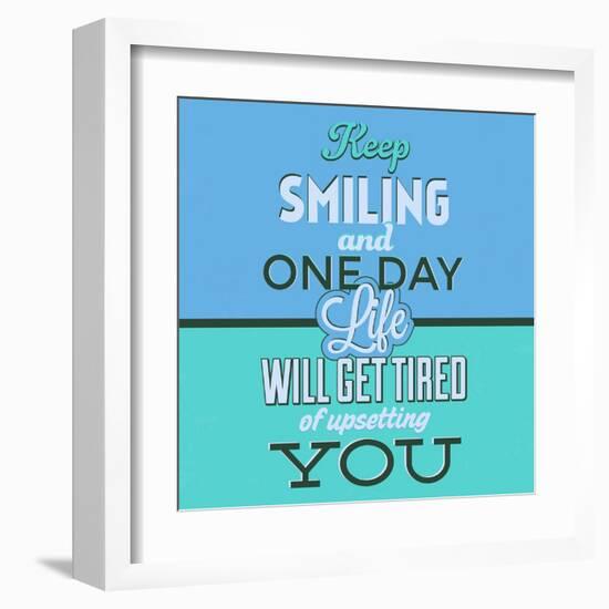 Keep Smiling 1-Lorand Okos-Framed Art Print