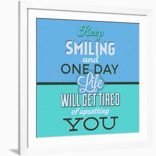 Keep Smiling 1-Lorand Okos-Framed Art Print