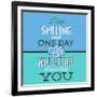 Keep Smiling 1-Lorand Okos-Framed Art Print