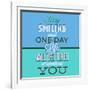 Keep Smiling 1-Lorand Okos-Framed Art Print