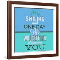 Keep Smiling 1-Lorand Okos-Framed Art Print