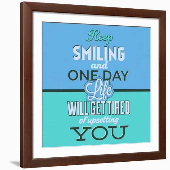 Keep Smiling 1-Lorand Okos-Framed Art Print