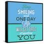 Keep Smiling 1-Lorand Okos-Framed Stretched Canvas