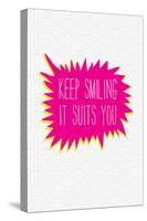 Keep Smiling-Moha London-Stretched Canvas